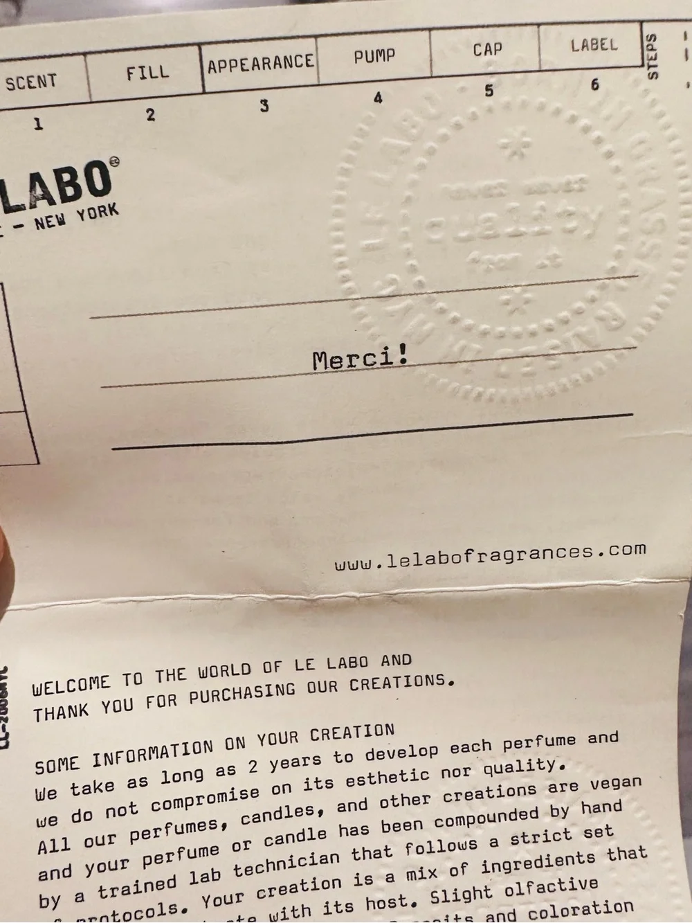 Rose 31- Le Labo